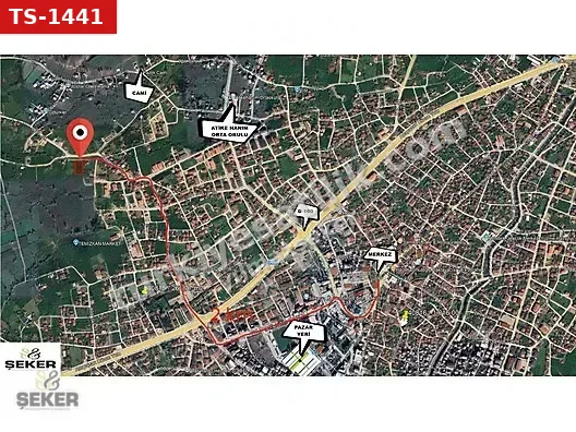 288-ŞEKERGAYRİMENKUL KEMALİYE MAH. 2.553. m2 SATILIK ARSA